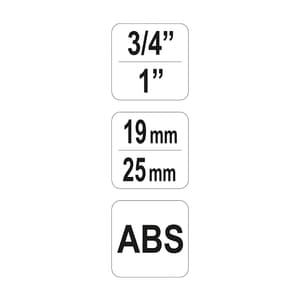 Yato 3/4 & 1Inch Sq. Drive Universal Connection For Taps, YT-99815
