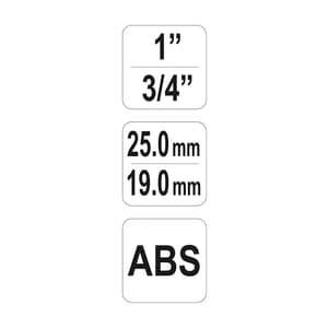 Yato 1 & 3/4 Inch Sq. Drive Double Garden Valve, YT-99848
