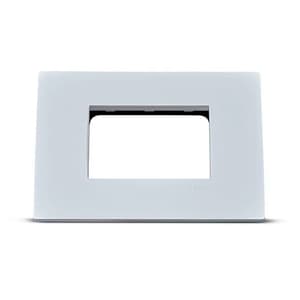 Schneider Electric Opale 3 M Universal Grid & 3 Module Cover Frame - White (Pack of 10 Pcs), X0733WH