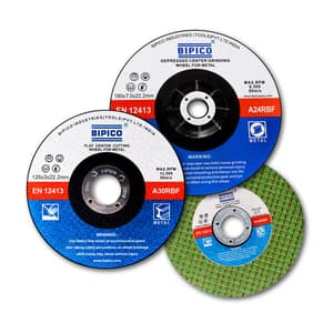 Bipico 125 x 1 x 22.2 mm Cutting Discs For Stainless Steel (Pack Of 100 Pcs)