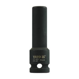 Yato 11 mm, 1/2 Inch Square Drive Hexagonal Deep Impact Sockets, YT-1031