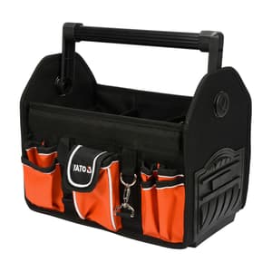Yato 340 x 210 x 340 mm / 13 Inch Open Tote Tool Bag With Aluminium Handle, YT-74372