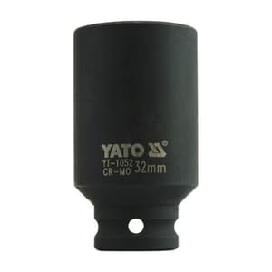 Yato 29 mm, 1/2 Inch Square Drive Hexagonal Deep Impact Sockets, YT-1049