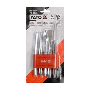 Yato Chisel & Punch Set Of 5 Pcs, YT-4695