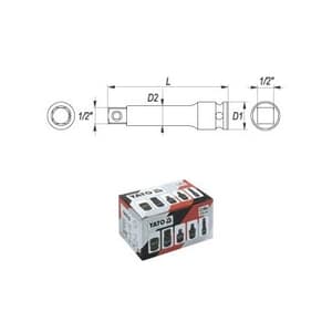 Yato 250 mm, 1/2" Sq. Drive Impact Extension Bar, YT-1062