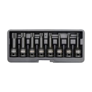 Yato 8 Pcs Spline Impact Bit Socket Set (1/2 inch Sq. Drive), YT-1069