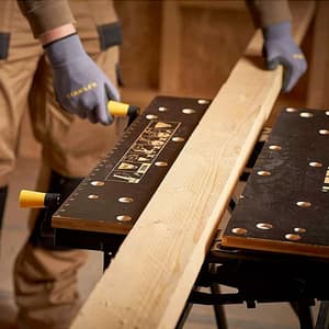 Stanley 2 In 1 Premium Folding Workbench & Vice With 250 Kg Load Capacity (Vertical Clamping), STST83800-1