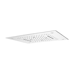 Kohler Loure 600 x 800 mm Rectangle Multi Function Rain Panel In Polished Chrome Finish, K-97168IN-CP