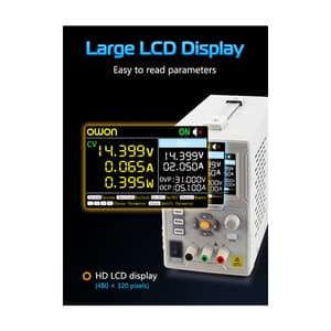 Owon 0 - 60V / 0 - 3A Programmable DC Power Supply, P4603