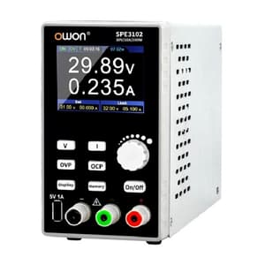 Owon 0 - 30V / 0 - 10A Programmable DC Power Supply (SMPS), SPE 3102