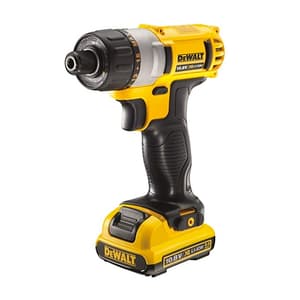Dewalt 10.8V 6.35 mm XR Li ion Cordless Screw Driver Kit with 2x2.0 Ah Batteries Included, DCF610D2-QW
