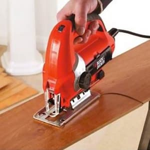 Black+Decker 600W Variable Speed Slightline Autoselect Pendulum Jigsaw With Kitbox & 10 Blades, KS900EKX-IN