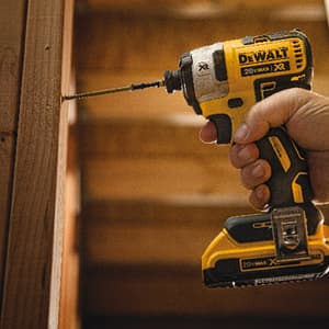 Dewalt 18V / 6.5mm 400W XR Li ion Cordless 3 Speed Impact Driver with Brushless Motor & 2x2.0 Batteries Included, DCF887D2-QW