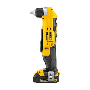 Dewalt 18V / 10mm XR Li-ion Cordless Right Angle Drill Driver 1x1.5 Ah Battery Included, DCD740C1-QW