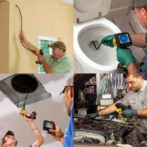 Dewalt 10.8V XR Li-ion Cordless Inspection Camera with 3 Inch LCD Screen & 3x Zoom 1x2.0Ah Battery, DCT410D1-GB