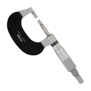 Mitutoyo 0 - 25 mm Non-rotating Spindle Type Blade Micrometer, 122-111-10