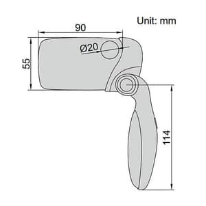 Insize Magnifier With Illumination, 7518-26