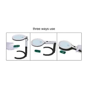 Insize Three Ways Magnifier With Illumination, 7512-1