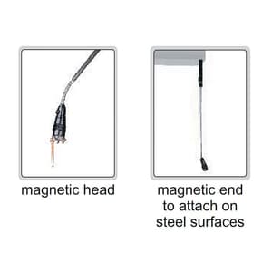 Insize 172-568 mm Telescoping Magnetic Pickup And Flashlight, 7163-1