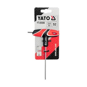 Yato 3 mm T-Handle Hex Key With Ball, YT-05586