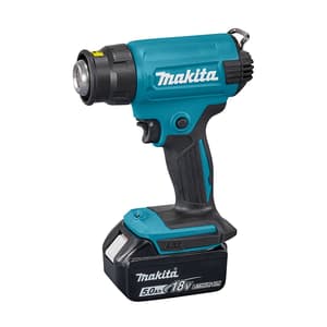 Makita 18V LXT Cordless Heat Gun with Rapid Charger & 1 Pcs 5.0Ah Battery, DHG181RT