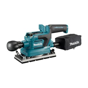 Makita 18V LXT BL 1/3 Sheet Cordless Finishing Sander with Built-In Dust Extraction System (Bare Tool), DBO380Z