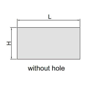 Insize 1.9 mm Individual Steel Gauge Block (Without Holes), 4101-B1D9