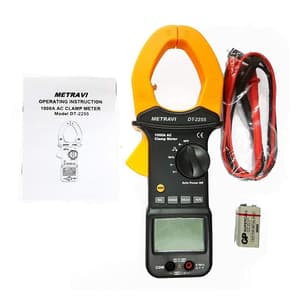 Metravi 3-3/4 Digit / 2000 Counts / 1000A Digital AC Clamp Meter, DT-2255
