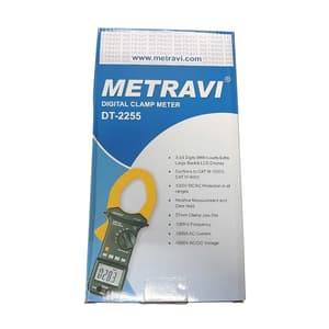 Metravi 3-3/4 Digit / 2000 Counts / 1000A Digital AC Clamp Meter, DT-2255