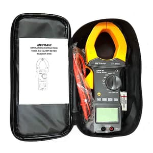 Metravi 3-3/4 Digit / 1000V AC / DC Voltage Range Digital Clamp Meter, DT-3150