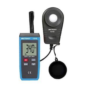 Metravi 0 - 199900 FC Auto-Ranging Digital Lux Meter (Measures In Lux & In Foot Candle), 1310