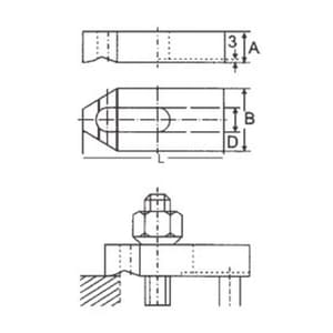 Apex 14 x 115 mm Slotted Clamp, 936-4