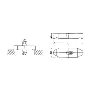 Apex 22 x 200 mm Double Ended Clamp, 937-8