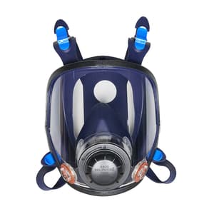 Udyogi Silicone Full Face Mask for Twin Filter, Res-protek 8800