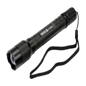 Yato 3W Xpe2 Cree Flashlight (Black), YT-08565