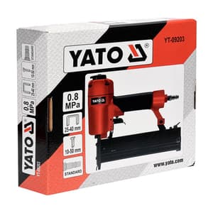 Yato 25 - 40 mm Pneumatic Stapler And Brad Nailer, YT-09203 