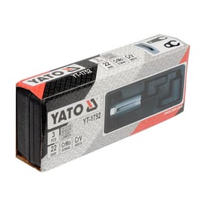 Yato 3 Pcs Socket & Oxygen Sensor Set, YT-1752