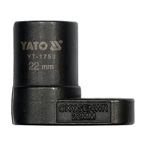 Yato 7/8 Inch O2 Sensor Crowfoot Wrench, YT-1753