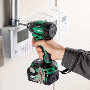 HiKoki 18V / 5.0 Ah Li-ion Cordless Impact Driver (Brushless), WH18DCKRZ