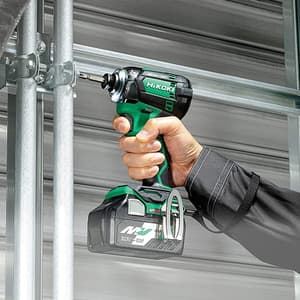 HiKoki 18V / 5.0 Ah Li-ion Cordless Impact Driver (Brushless), WH18DCKRZ