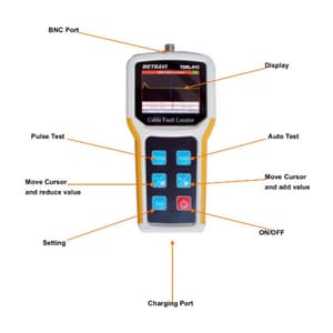 Metravi Telecom Cable Fault Locator To Measure The Exact Fault Location, TDRL-912