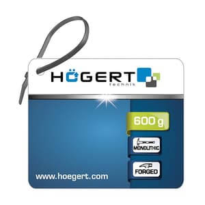 Hogert 600 Gms Solid Nail Hammer With Plastic Handle, HT3B031