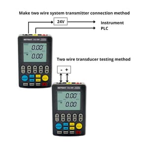 Metravi 4 Digit Hand Held Universal Calibrator With Large LCD Display, CAL-600