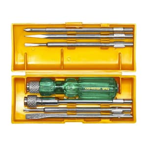 Taparia 6 Pcs Screw Drivers Set with Neon Bulbs, 840