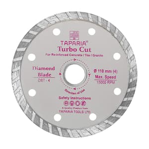 Taparia 5 Inch (125 mm) Diamond Cutting Blade, Turbo Cut, DBT 5