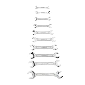 Taparia 10 Pcs Double Ended Open Jaw Spanners Set, DEP 010