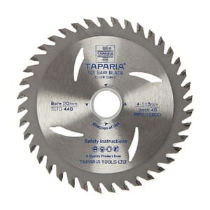 Taparia 4 inch / 110 mm TCT Wood Cutting Blades (40 Teeth), TCTS 440