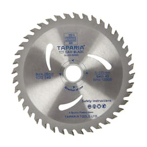 Taparia 5 inch / 125 mm TCT Wood Cutting Blades (40 Teeth), TCTS 540