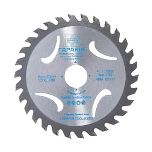 Taparia 4 inch / 110 mm TCT Wood Cutting Blades (30 Teeth), TCTXL 430