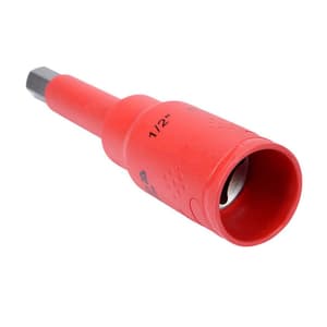 Yato 4 mm, 1/2 Inch Sq. Drive Injection Insulated Hexagon Socket, (VDE), YT-21085